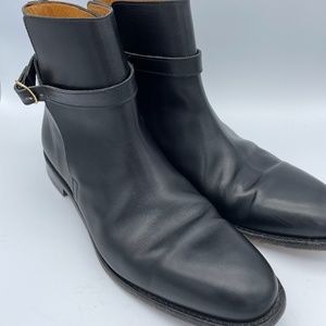 Black Leather Chelsea Style Boots from Bexley